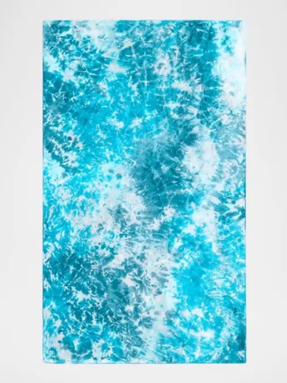 NWT Eileen Fisher Tie-Dye Blue 100% Silk Scarf One Size - Picture 4 of 5
